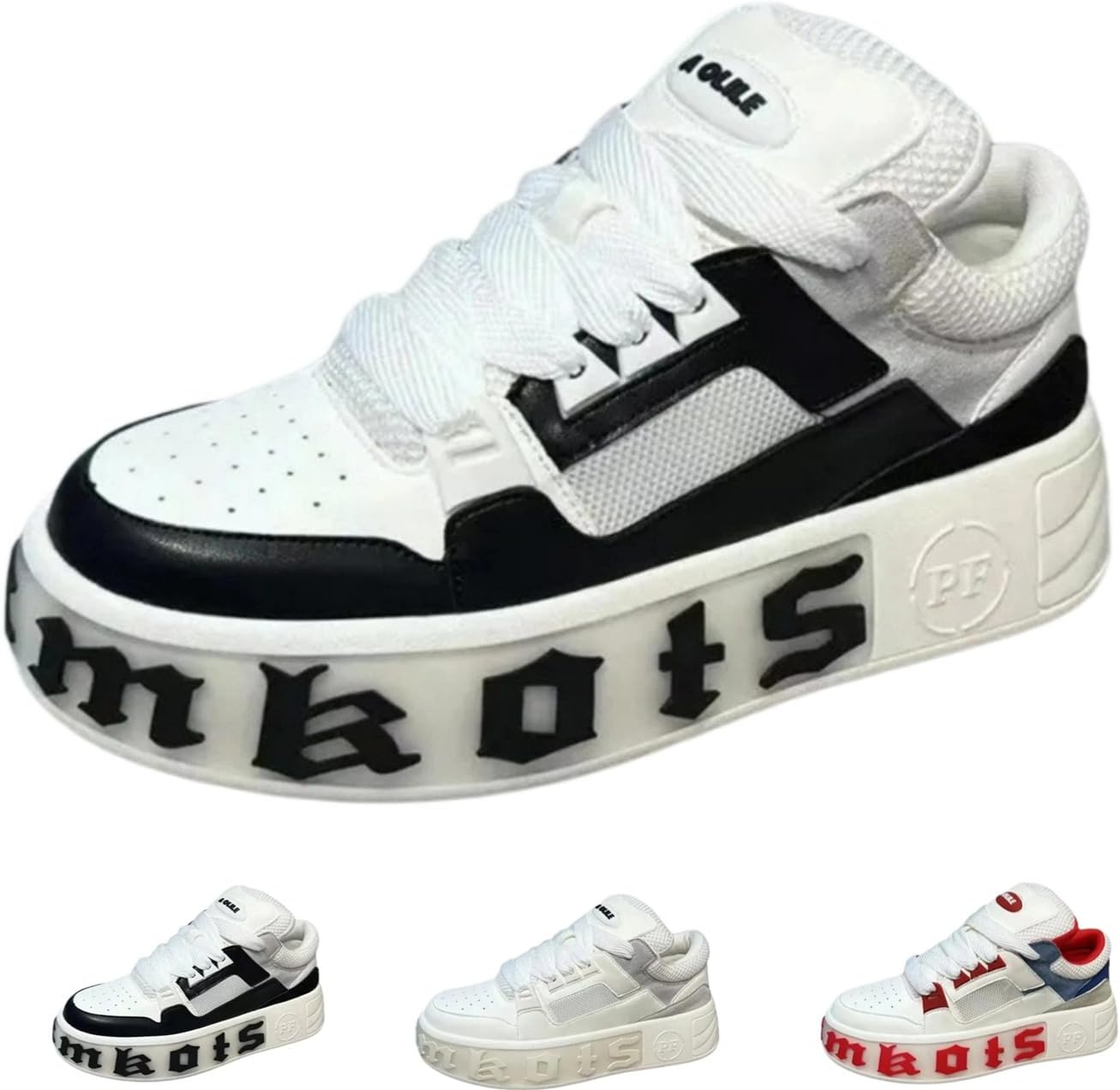 Повседневные модные кроссовки на платформе для мужчин и женщин с дышащей сеткой, противоскользящие, удобные, уличная обувь для прогулок по набережной Macefil, белый/черный
Повседневные модные кроссовки на платформе для мужчин и женщин с дышащей сеткой, противоскользящие, удобные, уличная обувь для прогулок по набережной Macefil, белый/черный