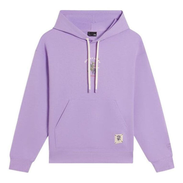 Толстовка с капюшоном с цветочным вышитым логотипом Li-Ning, фиолетовый
Толстовка с капюшоном с цветочным вышитым логотипом Li-Ning, фиолетовый