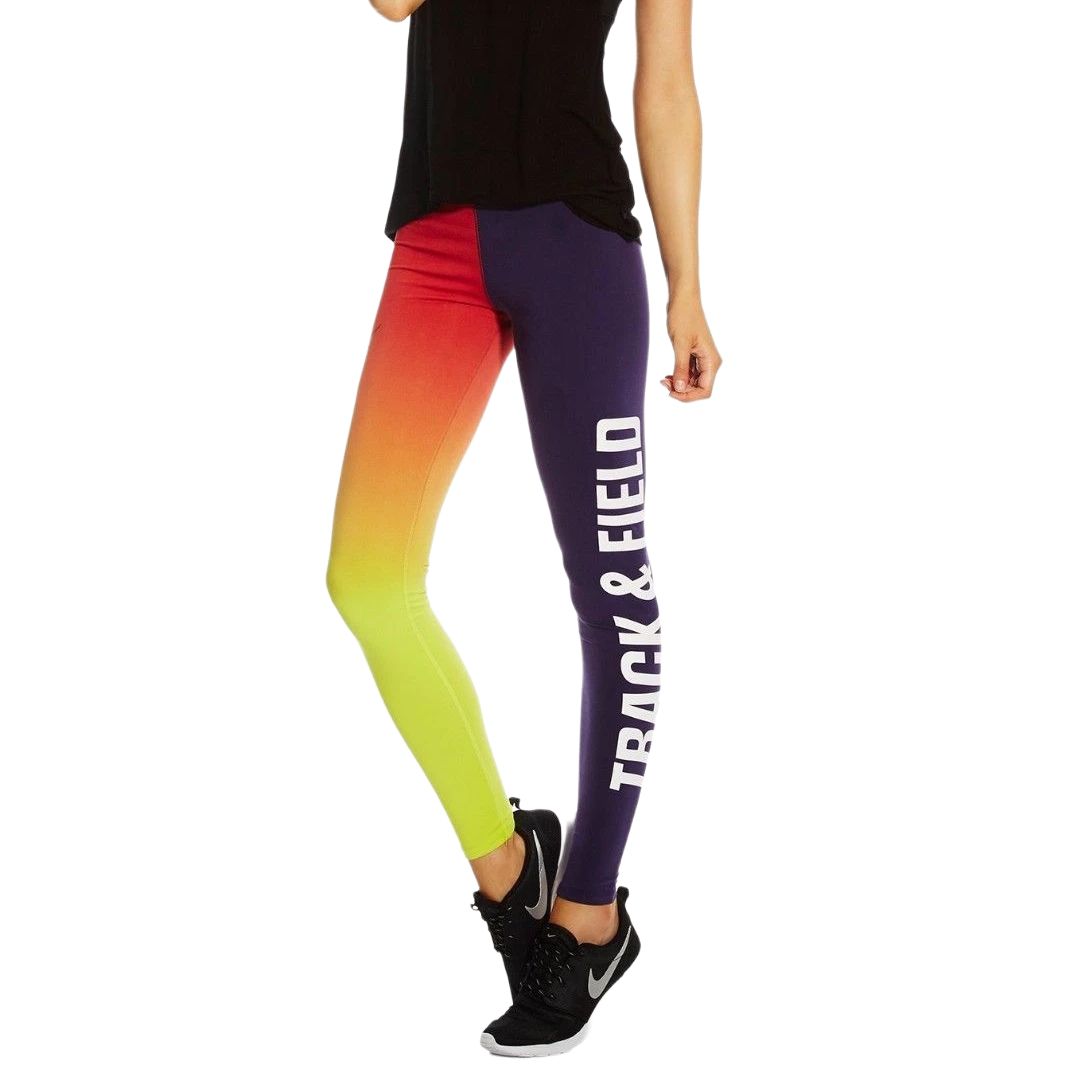 Nike Женские беговые штаны желто-фиолетового цвета средней жесткости
Nike Женские беговые штаны желто-фиолетового цвета средней жесткости