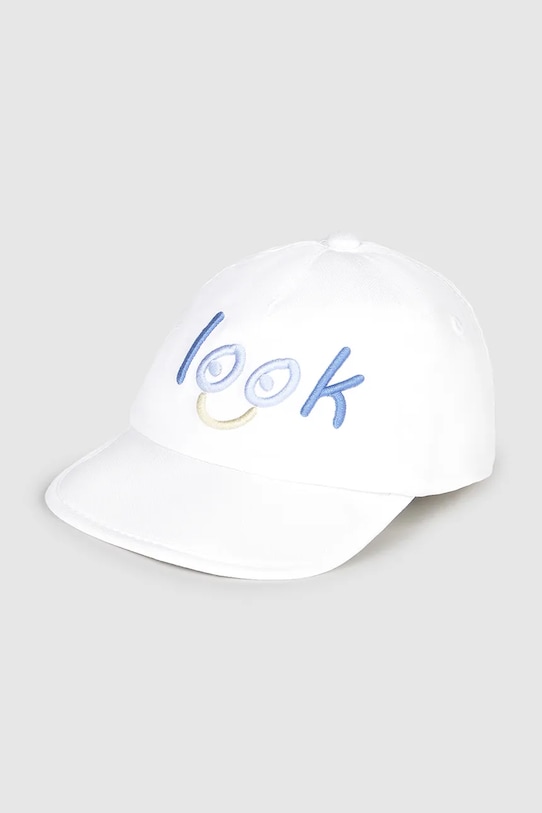 Детская хлопковая кепка с козырьком Mayoral, белый
Детская хлопковая кепка с козырьком Mayoral, белый