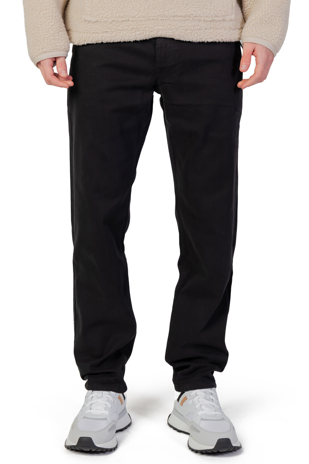 Брюки мужские BOSS прямой силуэт, черный
Брюки мужские BOSS прямой силуэт, черный