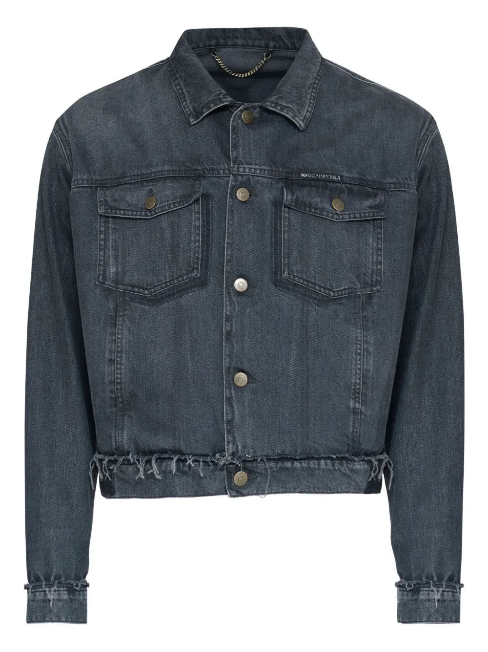 Жакет на пуговицах с бахромой Maison Margiela, серый
Жакет на пуговицах с бахромой Maison Margiela, серый