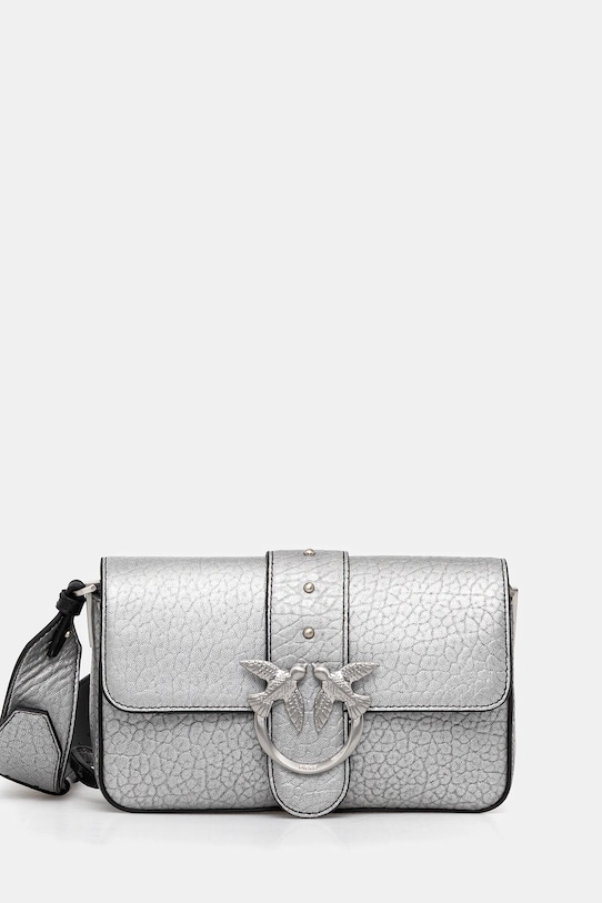 Кожаная сумка Pinko, серебряный
Кожаная сумка Pinko, серебряный