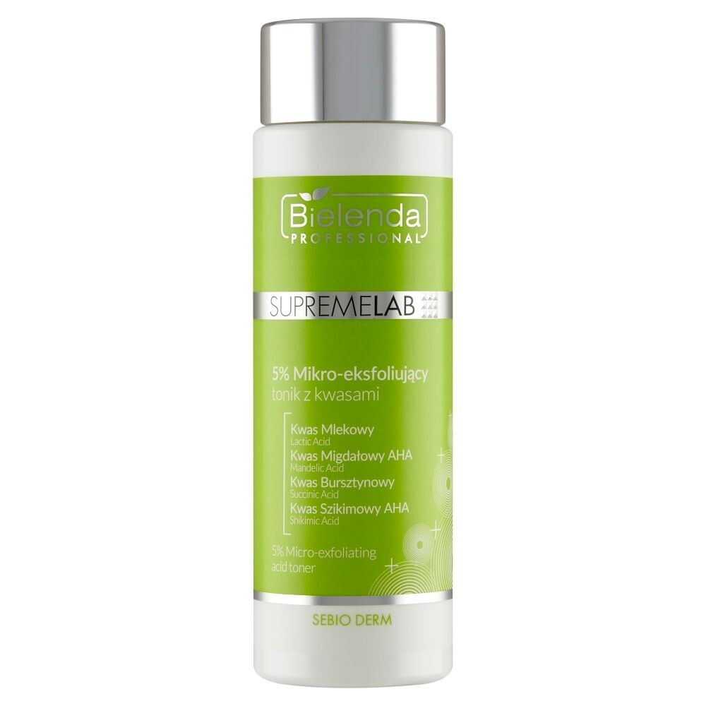 Тоник для лица Bielenda Professional SupremeLAB Sebio Derm 5%, 200 мл
Тоник для лица Bielenda Professional SupremeLAB Sebio Derm 5%, 200 мл