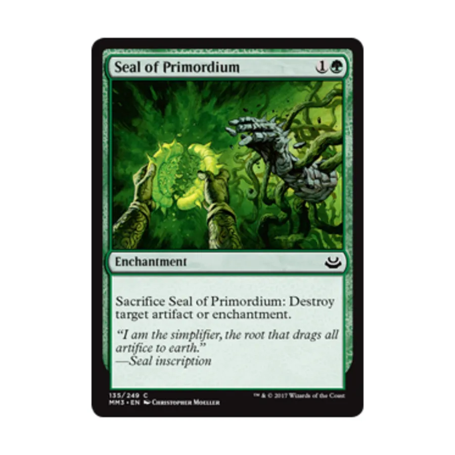 CCG Печать первородия (С), MTG - Modern Masters 2017
CCG Печать первородия (С), MTG - Modern Masters 2017