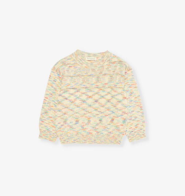 Трикотажный джемпер Mirage space dye из органического хлопка с круглым вырезом на возраст 2-3 года The Bonnie Mob, цвет rainbow
Трикотажный джемпер Mirage space dye из органического хлопка с круглым вырезом на возраст 2-3 года The Bonnie Mob, цвет rainbow