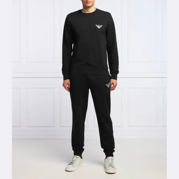 Спортивный костюм стандартной посадки Emporio Armani, черный
Спортивный костюм стандартной посадки Emporio Armani, черный