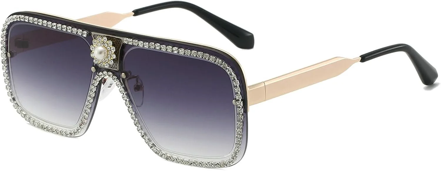 Ретро-солнцезащитные очки квадратной формы с крупными стразами для женщин, модные солнцезащитные очки 2025 года с бриллиантами, женские очки-пилот mincl, C4
Ретро-солнцезащитные очки квадратной формы с крупными стразами для женщин, модные солнцезащитные очки 2025 года с бриллиантами, женские очки-пилот mincl, C4