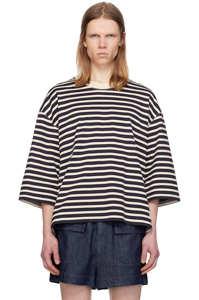 Свободная полосатая футболка Ami Paris, мультиколор
Свободная полосатая футболка Ami Paris, мультиколор