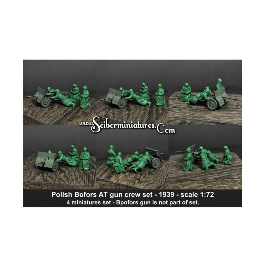 Польский комплект 37-мм пушки Bofors AT #2 — 1939 г., Historical Miniatures - Polish (1:72) (Scibor Monstrous Miniatures)
Польский комплект 37-мм пушки Bofors AT #2 — 1939 г., Historical Miniatures - Polish (1:72) (Scibor Monstrous Miniatures)