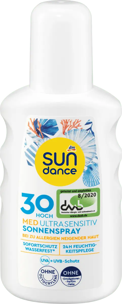 Спрей солнцезащитный MED ультра чувствительный SPF 30 200мл SUNDANCE
Спрей солнцезащитный MED ультра чувствительный SPF 30 200мл SUNDANCE