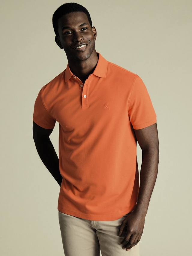 Обычная поло из хлопковой смеси Charles Tyrwhitt
Обычная поло из хлопковой смеси Charles Tyrwhitt