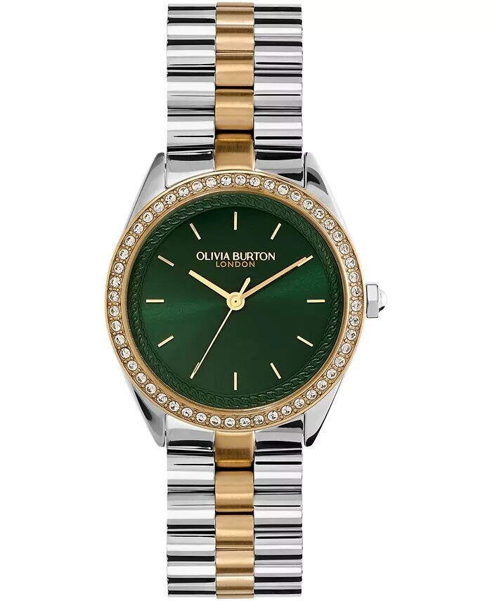 Женские двухцветные часы из нержавеющей стали, украшенные драгоценными камнями, 34 мм Olivia Burton, мультиколор
Женские двухцветные часы из нержавеющей стали, украшенные драгоценными камнями, 34 мм Olivia Burton, мультиколор