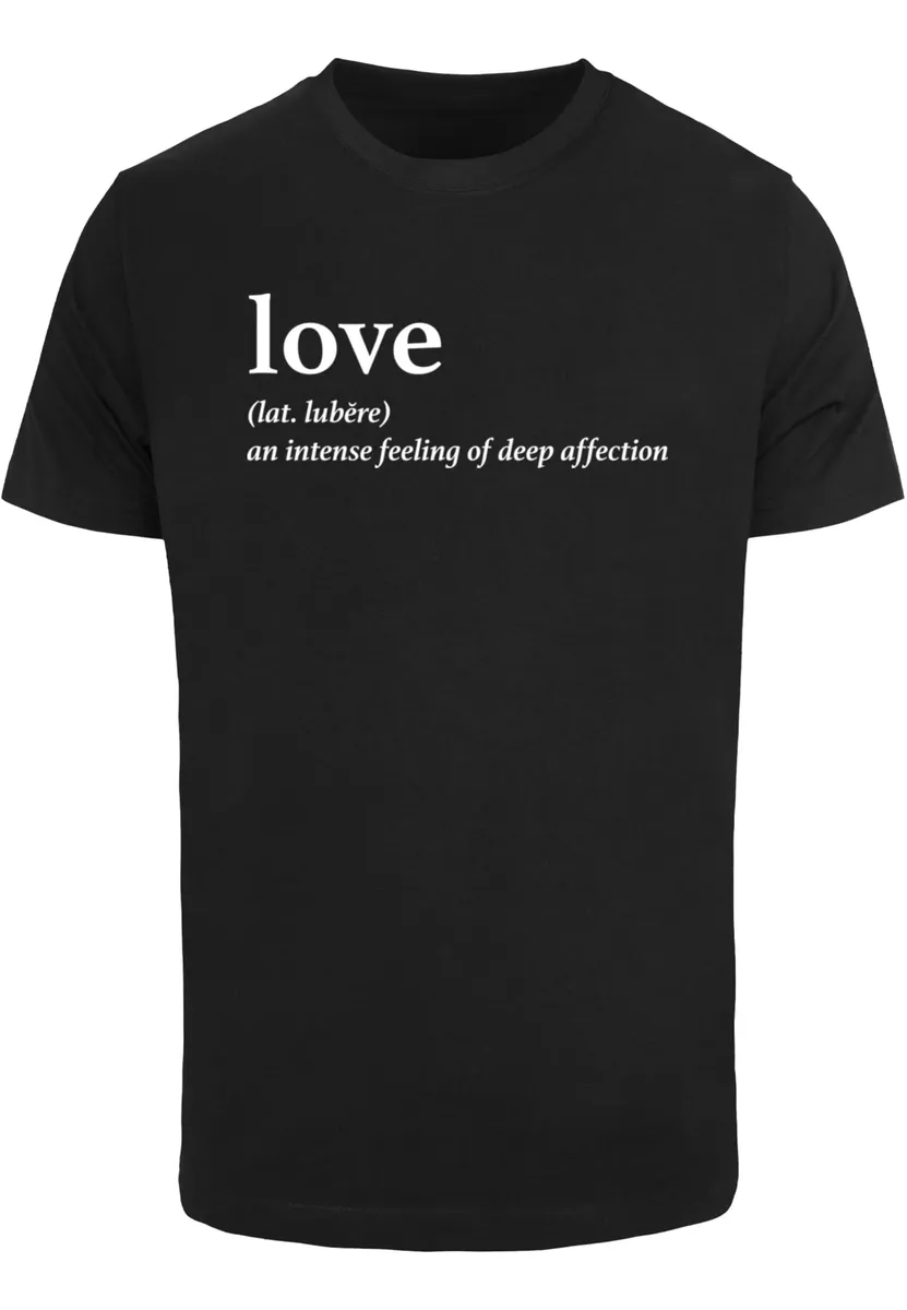 Футболка Mister Tee "Мужская футболка Mister Tee Love Definition с круглым вырезом" Mistertee, черный 
Футболка Mister Tee "Мужская футболка Mister Tee Love Definition с круглым вырезом" Mistertee, черный