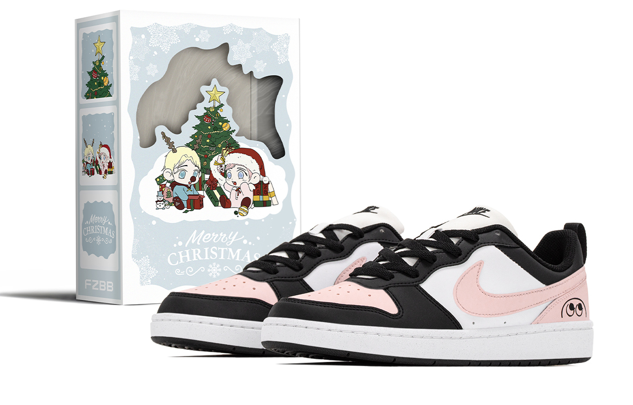 Рождественская коробка Court Borough, Snowball Little Forest, нескользящие и износостойкие низкие кеды Nike, черный розовый
Рождественская коробка Court Borough, Snowball Little Forest, нескользящие и износостойкие низкие кеды Nike, черный розовый