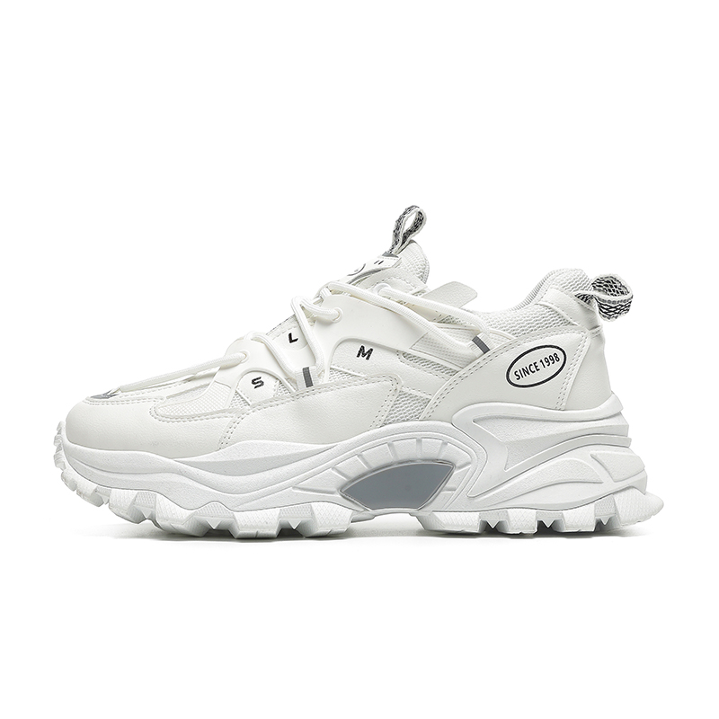 Нескользящие и износостойкие низкие кроссовки, увеличивающие рост, мужские Mulinsen, White
Нескользящие и износостойкие низкие кроссовки, увеличивающие рост, мужские Mulinsen, White