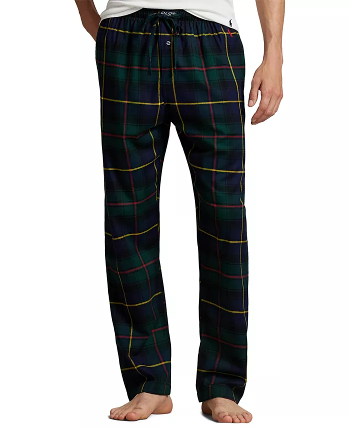 Мужские пижамные брюки Stewart Plaid из фланели Polo Ralph Lauren, синий
Мужские пижамные брюки Stewart Plaid из фланели Polo Ralph Lauren, синий