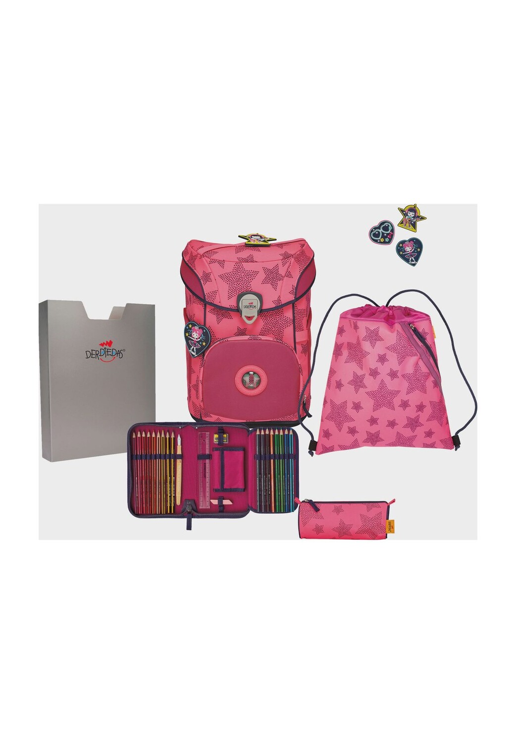 Набор школьных сумок ErgoFlex Easy, 6 шт DerDieDas, цвет Neon Star
Набор школьных сумок ErgoFlex Easy, 6 шт DerDieDas, цвет Neon Star