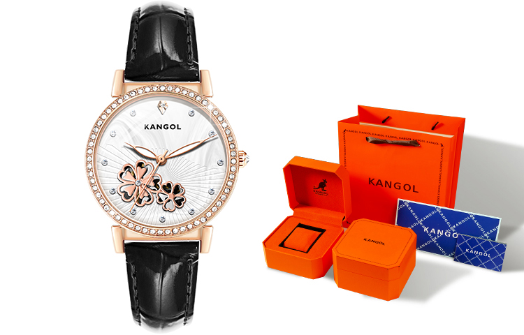 Автоматический механизм Натуральный кожаный ремешок Женские часы KANGOL Белый циферблат -K316
Автоматический механизм Натуральный кожаный ремешок Женские часы KANGOL Белый циферблат -K316