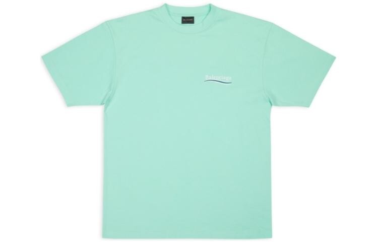 Политическая кампания Футболка с большим логотипом-принтом Balenciaga, мятно-зеленый
Политическая кампания Футболка с большим логотипом-принтом Balenciaga, мятно-зеленый