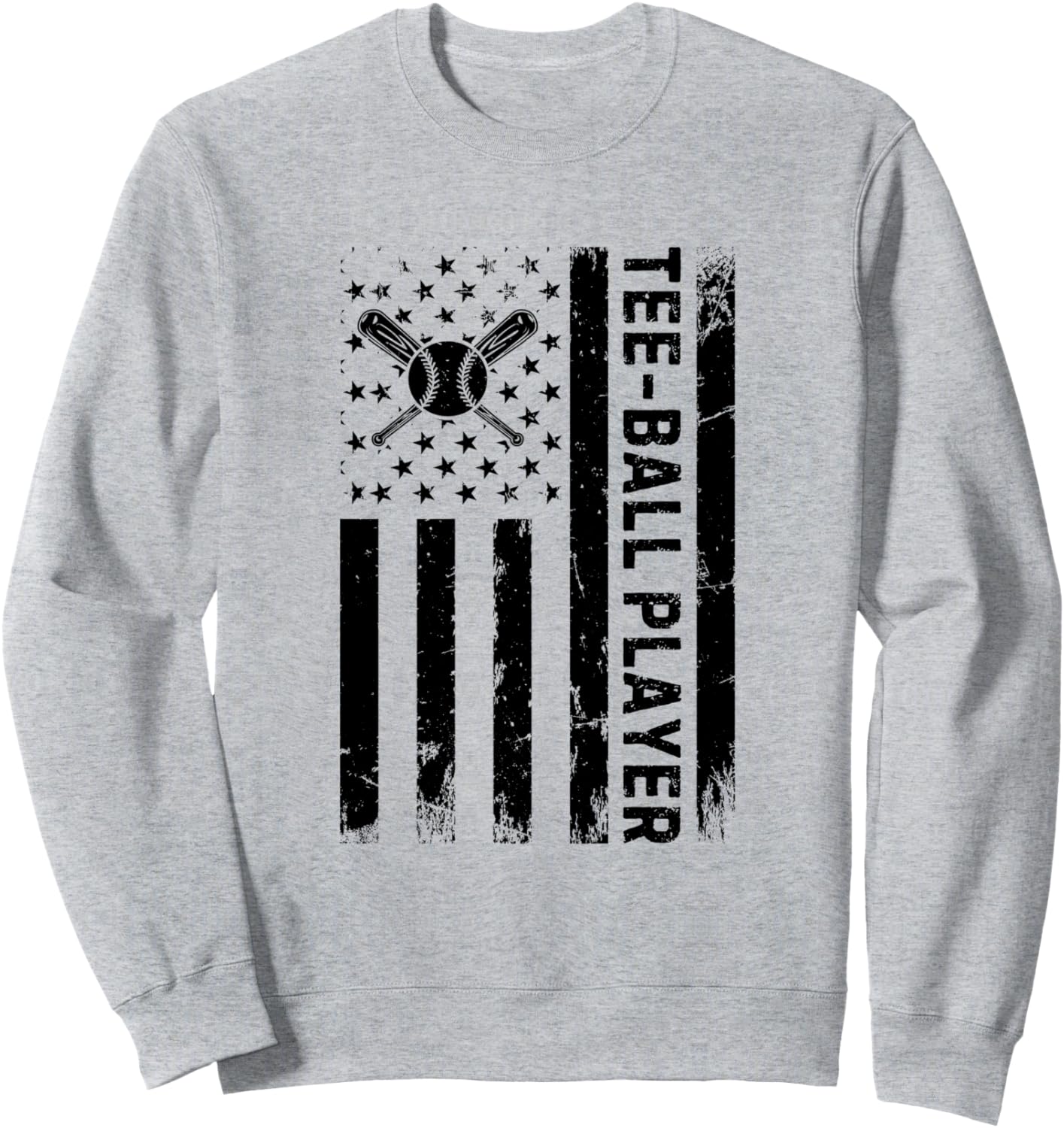 Толстовка с изображением американского флага игрока в тбол Tee-Ball Game, серый
Толстовка с изображением американского флага игрока в тбол Tee-Ball Game, серый