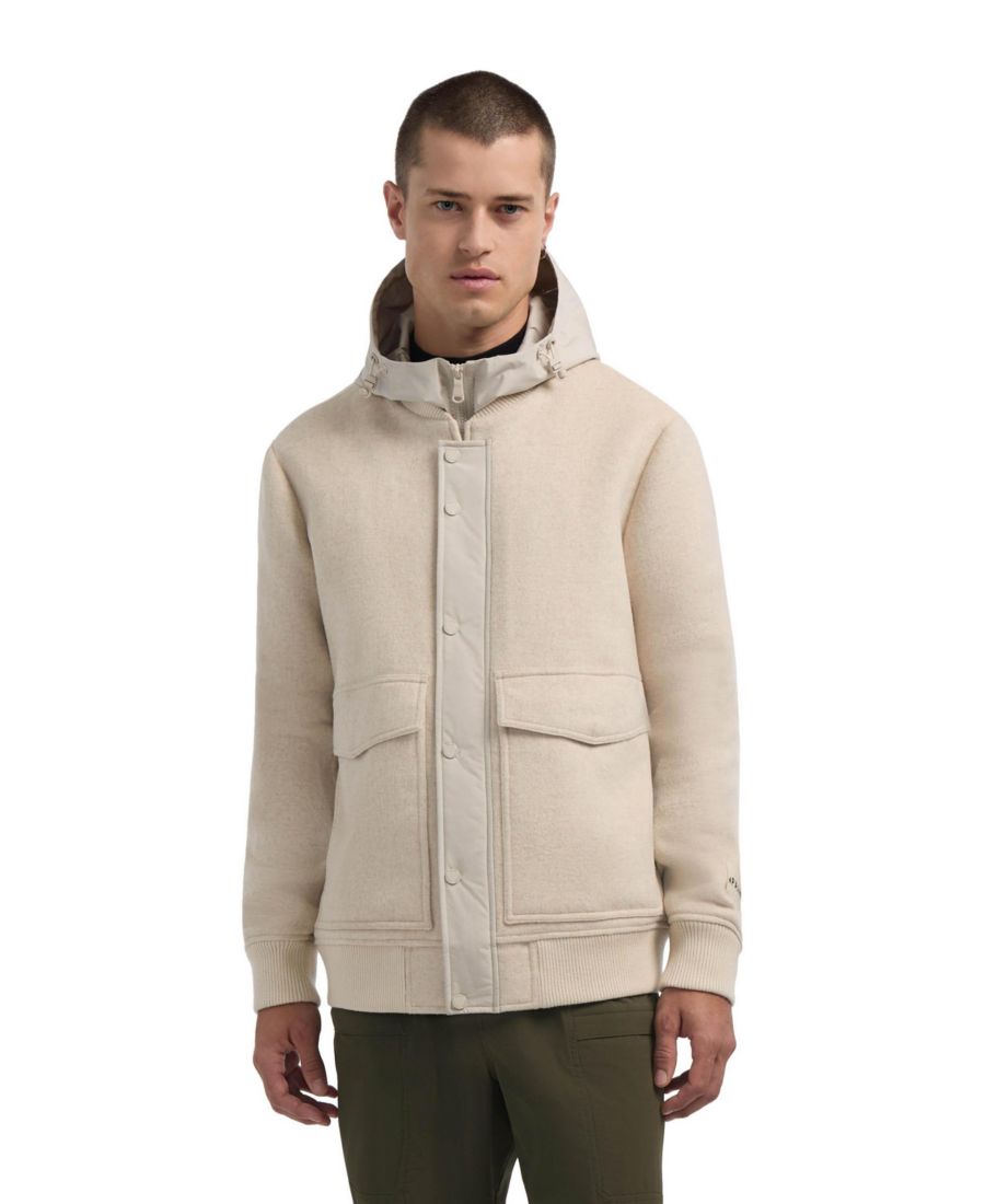 Мужская куртка-бомбер Hader из шерстяной смеси со съемным капюшоном Pajar, Oatmeal
Мужская куртка-бомбер Hader из шерстяной смеси со съемным капюшоном Pajar, Oatmeal