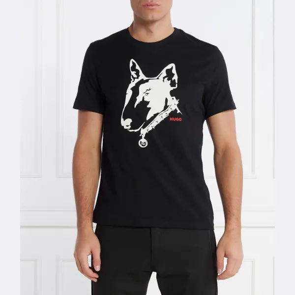 Футболка Dammock стандартного кроя Hugo, черный
Футболка Dammock стандартного кроя Hugo, черный