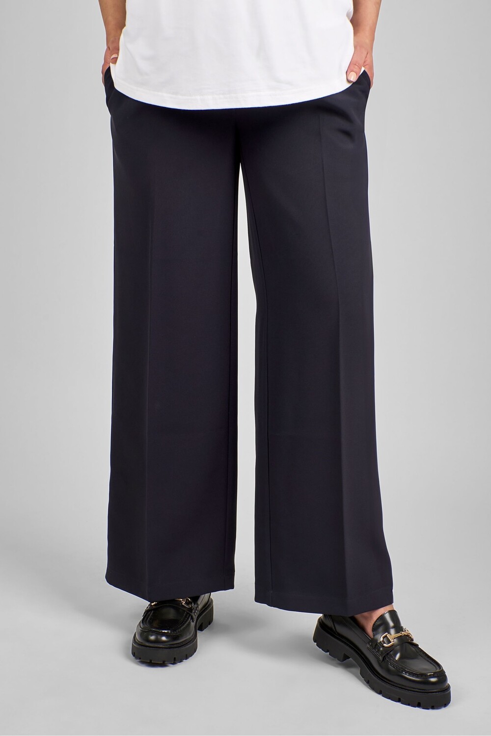 Широкие брюки для беременных Jojo Maman Bébé, синий
Широкие брюки для беременных Jojo Maman Bébé, синий