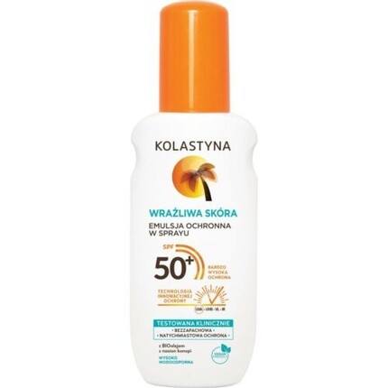 Kolastyna Солнцезащитная эмульсия-спрей SPF50+ 150 мл Kolastyna Opalanie
Kolastyna Солнцезащитная эмульсия-спрей SPF50+ 150 мл Kolastyna Opalanie