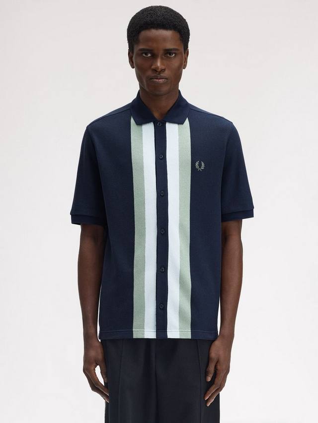 Хлопковая поло с панельными пуговицами Fred Perry
Хлопковая поло с панельными пуговицами Fred Perry