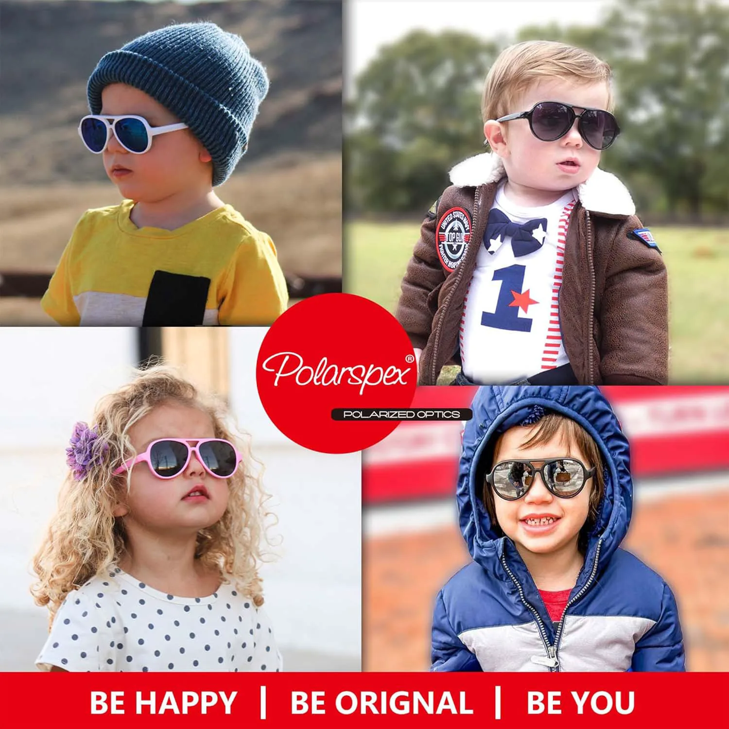 Детские солнцезащитные очки PolarSpex - гибкие и поляризованные очки-авиаторы - не содержат бисфенола-А - для детей от 3 до 7 лет, Matte Black | Polarized Smoke
Детские солнцезащитные очки PolarSpex - гибкие и поляризованные очки-авиаторы - не содержат бисфенола-А - для детей от 3 до 7 лет, Matte Black | Polarized Smoke