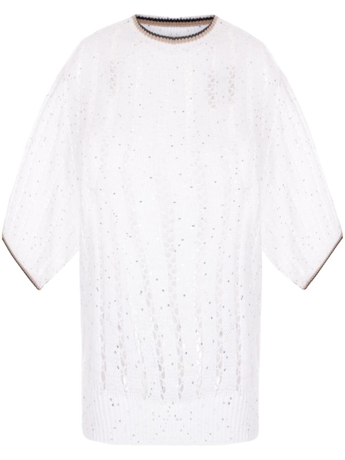 Brunello Cucinelli свитер в рубчик, белый
Brunello Cucinelli свитер в рубчик, белый