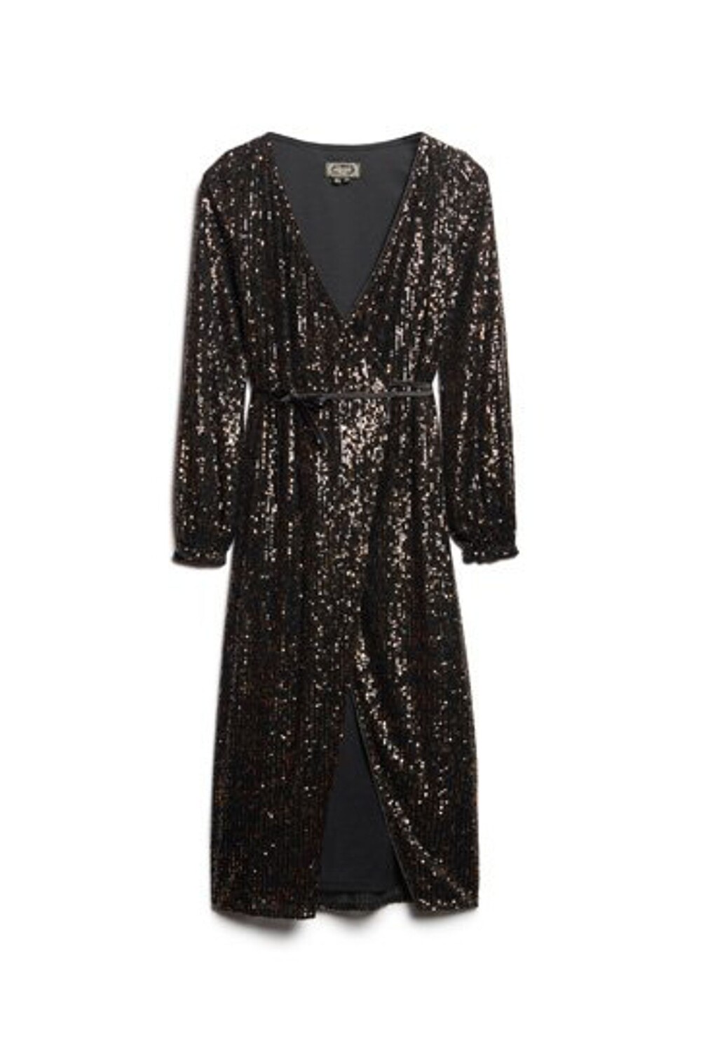 Платье макси с пайетками Superdry, черный
Платье макси с пайетками Superdry, черный