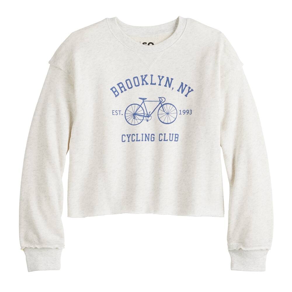 Укороченный свитшот SO для девочек 7–16 лет обычного и большого размера, цвет Gray Brooklyn
Укороченный свитшот SO для девочек 7–16 лет обычного и большого размера, цвет Gray Brooklyn