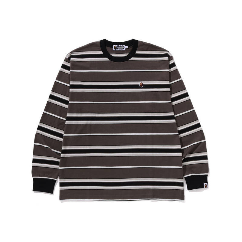 Футболка Ape head в полоску A BATHING APE, черный
Футболка Ape head в полоску A BATHING APE, черный