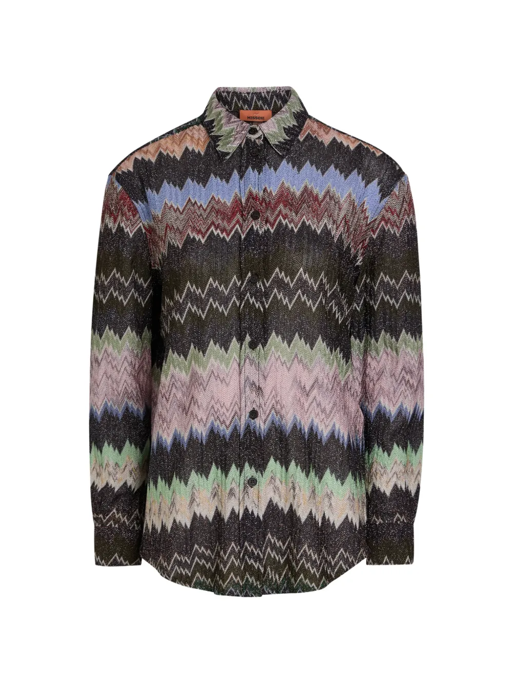 Рубашка с зигзагообразным узором Missoni, черный
Рубашка с зигзагообразным узором Missoni, черный