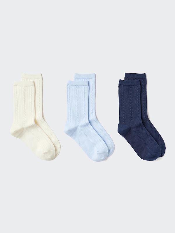 Носки с узором «косы» (3 пары) Uniqlo, 60 light blue
Носки с узором «косы» (3 пары) Uniqlo, 60 light blue