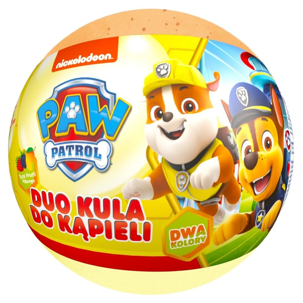 Paw Patrol, Шипучая бомбочка для ванны Bath Bomb, Tutti Frutti & Mango, 100 г
Paw Patrol, Шипучая бомбочка для ванны Bath Bomb, Tutti Frutti & Mango, 100 г