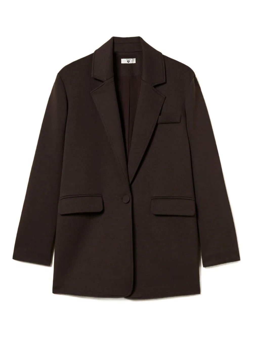 Блейзер с заостренными лацканами TWINSET, черный
Блейзер с заостренными лацканами TWINSET, черный