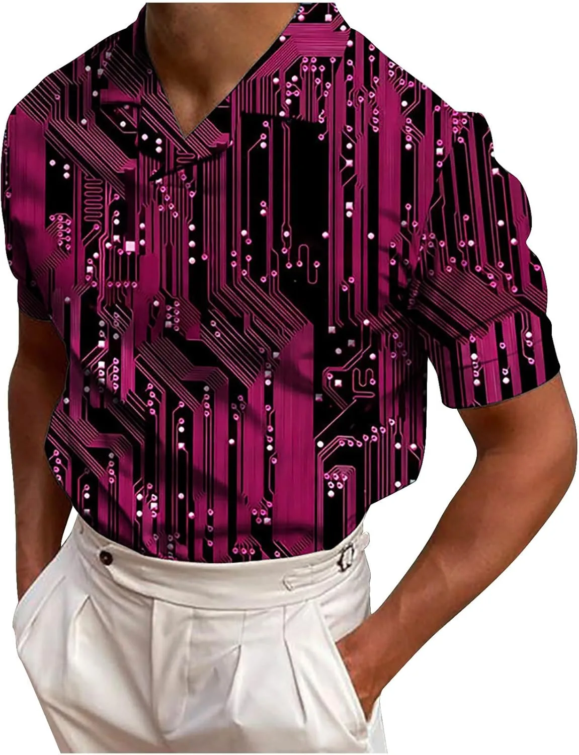 Мужская рубашка Casual Long Sleeve с принтом Circuit Board
Мужская рубашка Casual Long Sleeve с принтом Circuit Board