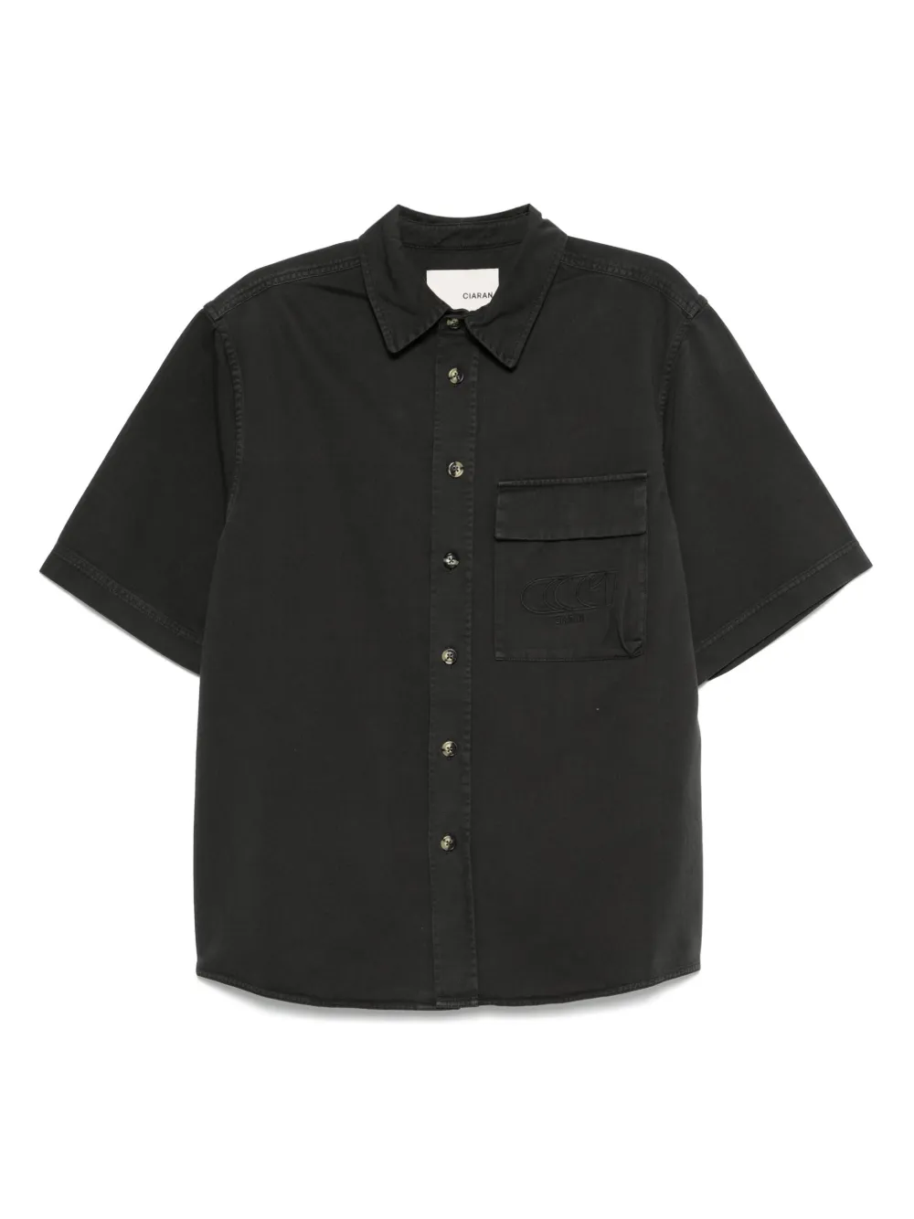 Рубашка с вышивкой CIARAN, черный 
Рубашка с вышивкой CIARAN, черный