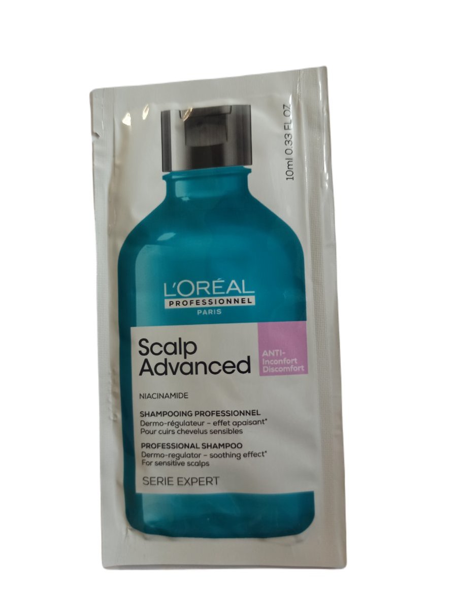L'Oréal Professionnel, Scalp Advanced, Anti-Discomfort, Успокаивающий шампунь для чувствительной кожи головы, 10 мл L'Oreal Paris
L'Oréal Professionnel, Scalp Advanced, Anti-Discomfort, Успокаивающий шампунь для чувствительной кожи головы, 10 мл L'Oreal Paris