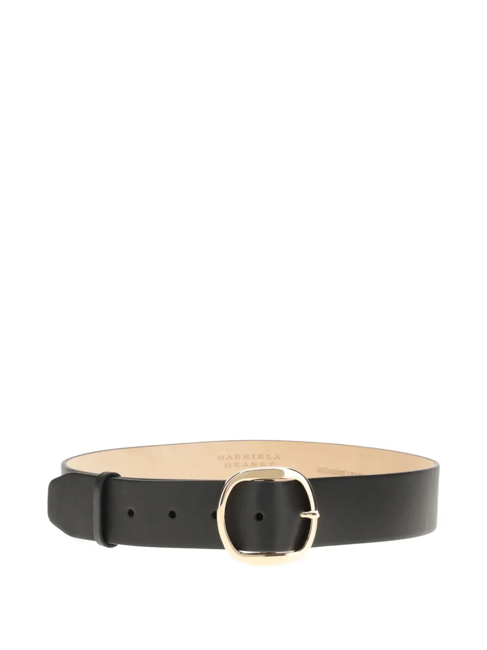 Кожаный ремень Elster с овальной пряжкой Gabriela Hearst, черный
Кожаный ремень Elster с овальной пряжкой Gabriela Hearst, черный