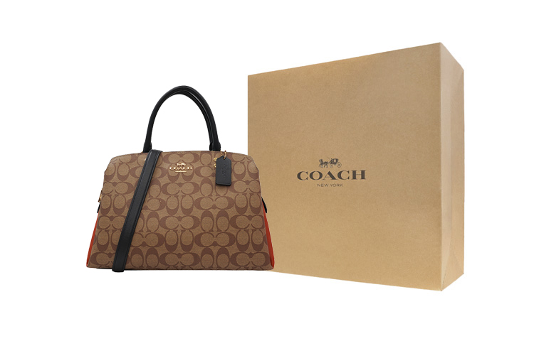 COACH Женская большая поясная сумка из ПВХ цвета хаки с цветными блоками
COACH Женская большая поясная сумка из ПВХ цвета хаки с цветными блоками