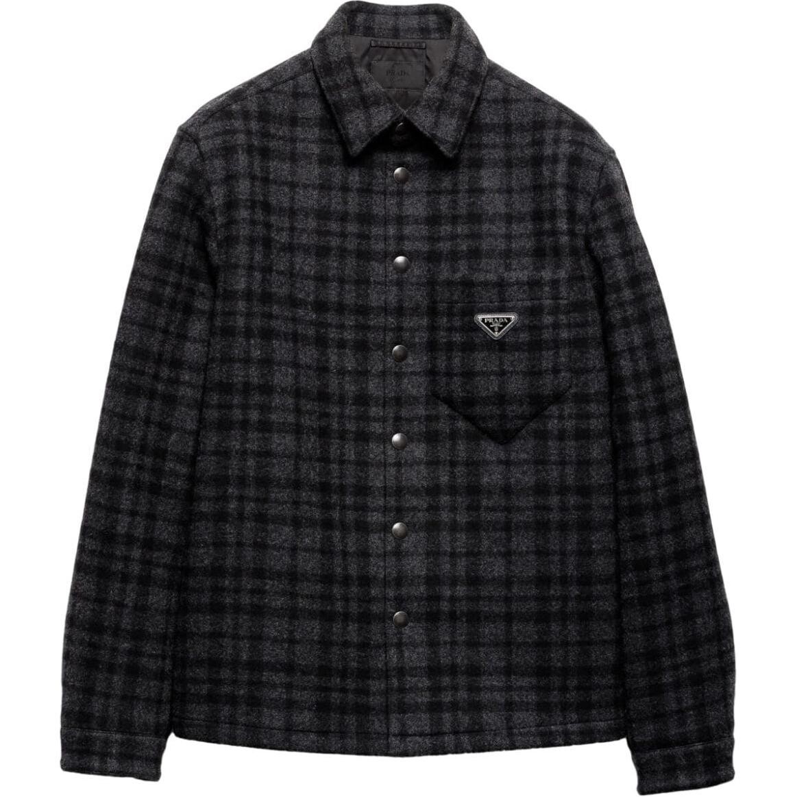 Рубашка мужская темно-серая Prada, темно-серый
Рубашка мужская темно-серая Prada, темно-серый