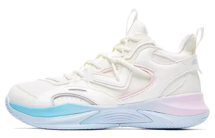 Кроссовки Qiaodan Basketball, белый/голубой
Кроссовки Qiaodan Basketball, белый/голубой