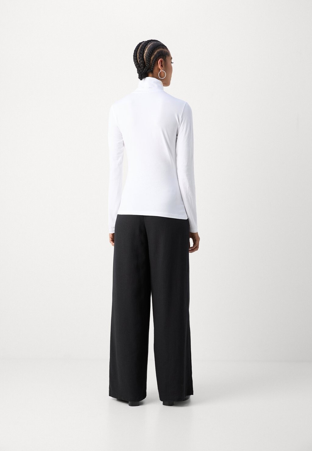 Топ с длинным рукавом 2 Pack Anna Field, черный/белый 
Топ с длинным рукавом 2 Pack Anna Field, черный/белый