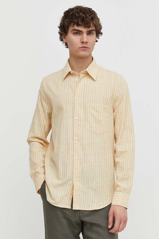 Рубашка Liam из смесового льна Samsoe Samsoe, желтый
Рубашка Liam из смесового льна Samsoe Samsoe, желтый