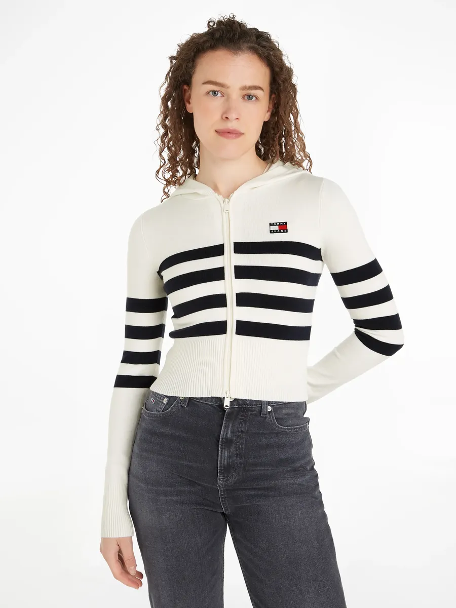 Толстовка Tommy Jeans "TJW STRIPE ZIP THRU BADGE HOOD" с флагом Tommy Jeans, белый
Толстовка Tommy Jeans "TJW STRIPE ZIP THRU BADGE HOOD" с флагом Tommy Jeans, белый