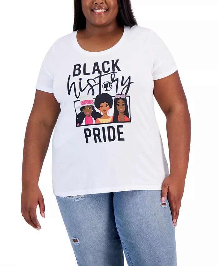 Модная черная футболка большого размера с рисунком History Pride Barbie Hybrid Apparel, белый
Модная черная футболка большого размера с рисунком History Pride Barbie Hybrid Apparel, белый